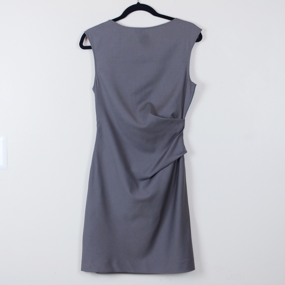 Theory Letin Wool Blend Ruched Dress - Picture 5 of 8